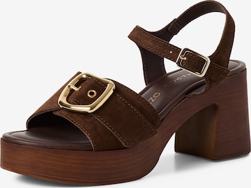 MARCO TOZZI Sandals in Brown: front