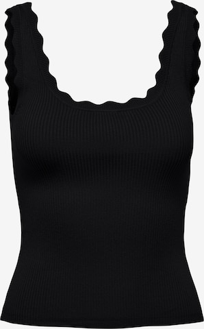 JDY Knitted Top 'JDYNanna' in Black: front