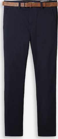 TOM TAILOR DENIM Slim fit Chino Pants in Blue: front