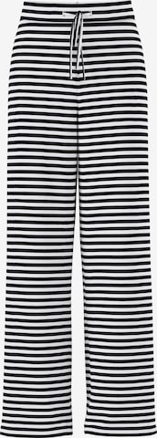 PIECES Wide leg Pants 'PCLAYA' in Black: front