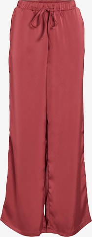VILA Wide leg Pants 'VIFadia' in Pink: front