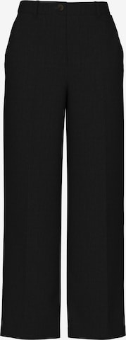 PIECES Wide leg Pants 'Kamil' in Black: front