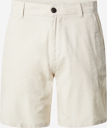 JACK & JONES Regular Chino Pants 'JPStace JJSummer' in White: front