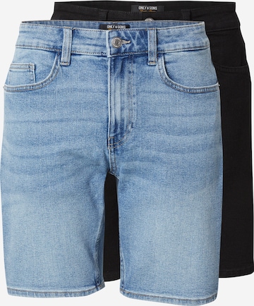 Only & Sons Regular Jeans 'ONSWEFT' in Blue: front