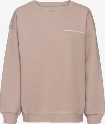 French Connection LM Sweatshirt in Beige: front