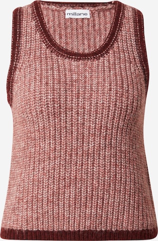 millane Top in Red: front