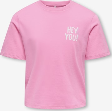 ONLY GIRLS Shirt 'KOGREXI' in Pink: front