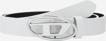 DIESEL Belt 'B-1DR 25' in White: front