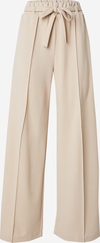ABOUT YOU Wide leg Pants 'Mette' in Beige: front