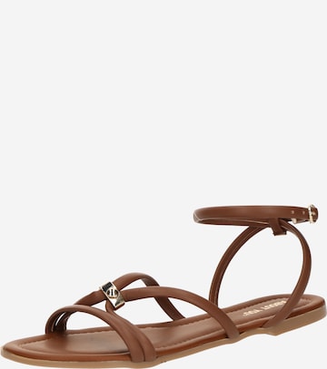 ABOUT YOU Strap Sandals 'Martha' in Brown: front