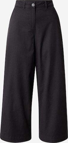 VERO MODA Wide leg Pants 'AWVAna' in Black: front