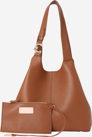 Coccinelle Document Bag 'C-EASY' in Brown: front